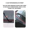 1.7M/5.6Ft Length Car Windshield Cowl Rubber Seal Strip H-Shape Profile Rubber Auto Front Rear Windshield Seal All Weather