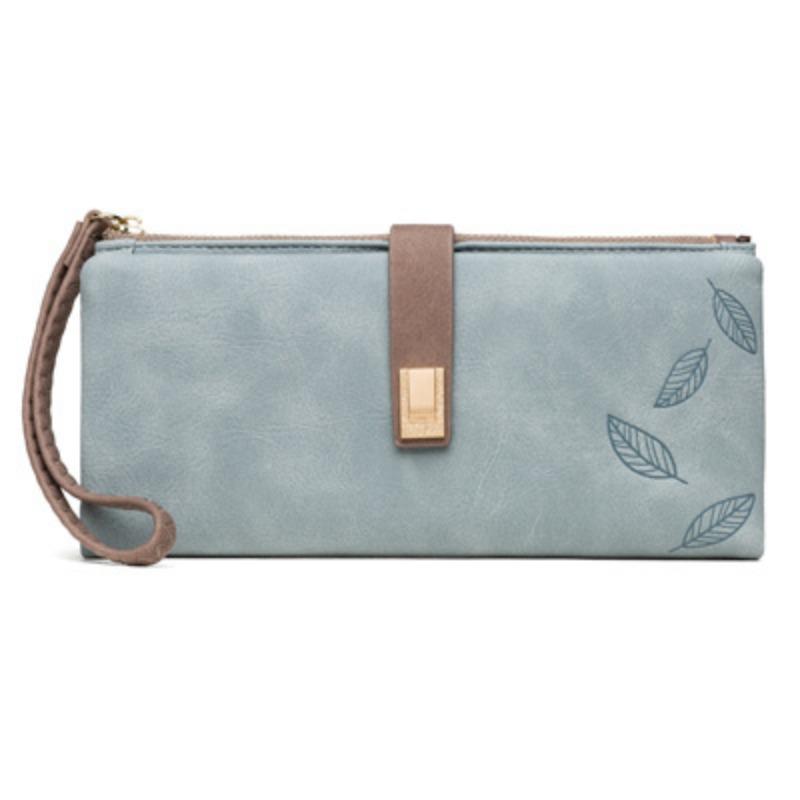 Frosted Retro Women's Wallet Card Bag Multifunctional Handheld Long Handbag