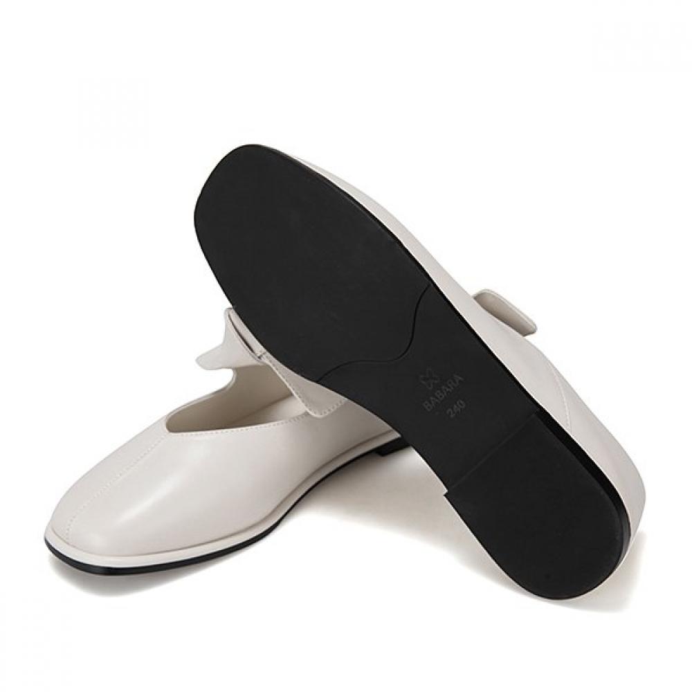 Barbara Leather Ribbon Mary Jane Flat Bbg535iv