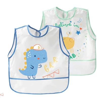 Waterproof Sleeveless Feeding Smock & Bib Set