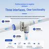 ZH Series Tubular Vacuum Generator, Compact PBT Plastic, Flexible Installation, Converts Positive to Negative Pressure.