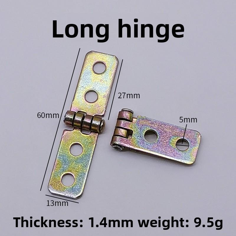 

2/1 шт. Складная петля 180 градусов, накладные петли на винтах для шкафа швейной машины, петля с закругленным углом и буфером, мебельная фурнитура 2PCS разноцветный