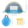 Kids Baby Pop Up Beach Tent with Pool Anti-UV Sunshelter Lightweight Foldable Sun Shade Tent for Beach Garden Outdoor Water Fun