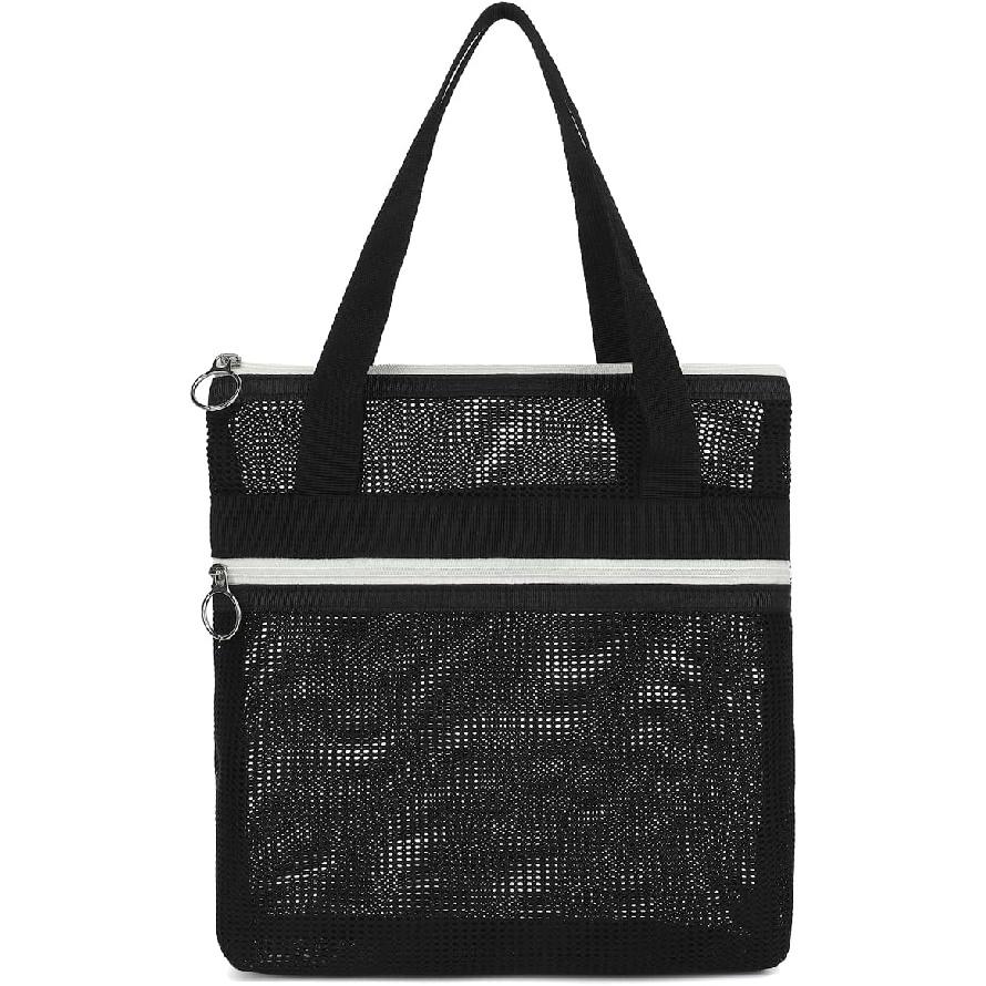 Сетчатая сумка-органайзер для душа, портативная сумка для душа для путешествий, спортзала, кемпинга – Быстросохнущий подвесной органайзер для туалетных принадлежностей с карманами на молнии для ванной комнаты