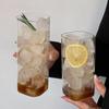 Square Glass Drinking Cup Set