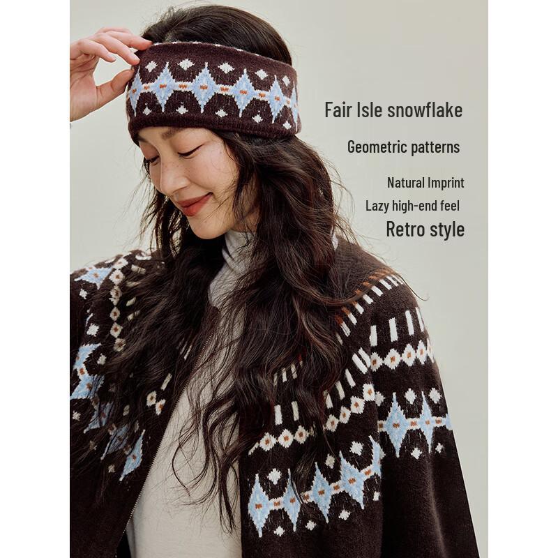 Inman Fair Isle Jacquard Knitted Cardigan