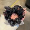 Elegant Women's Mesh Scrunchie Hair Tie - Luxurious High-End Hair Accessory