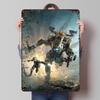TitanFall Gaming Printed Poster Customized Wall Art Retro Vintage Metal Tin Signs for Home Living Room Decorations Desk Decor