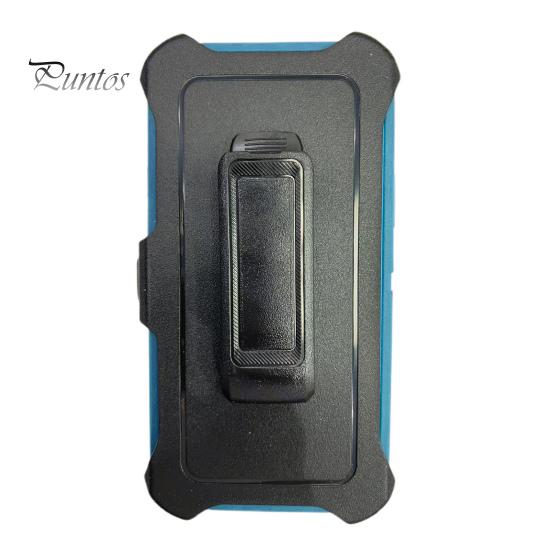 

Чехол для телефона с экраном и зажимом-кобурой, всесторонняя защита, устойчивый к царапинам чехол для телефона с зажимом для ремня, чехол для телефона для iPhone 11 синий