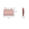 Fashionable Korean-style Women's Wallet  Multi-functional Mini Card Case  Small Student Thin Design  Cute Color-blocking Coin Purse