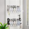 1Pcs Wall Mounted Shoe Rack Simple Bathroom Slipper Rack Multi-Functional Nail Free Kitchen Rack Hole Free Door Back Rack