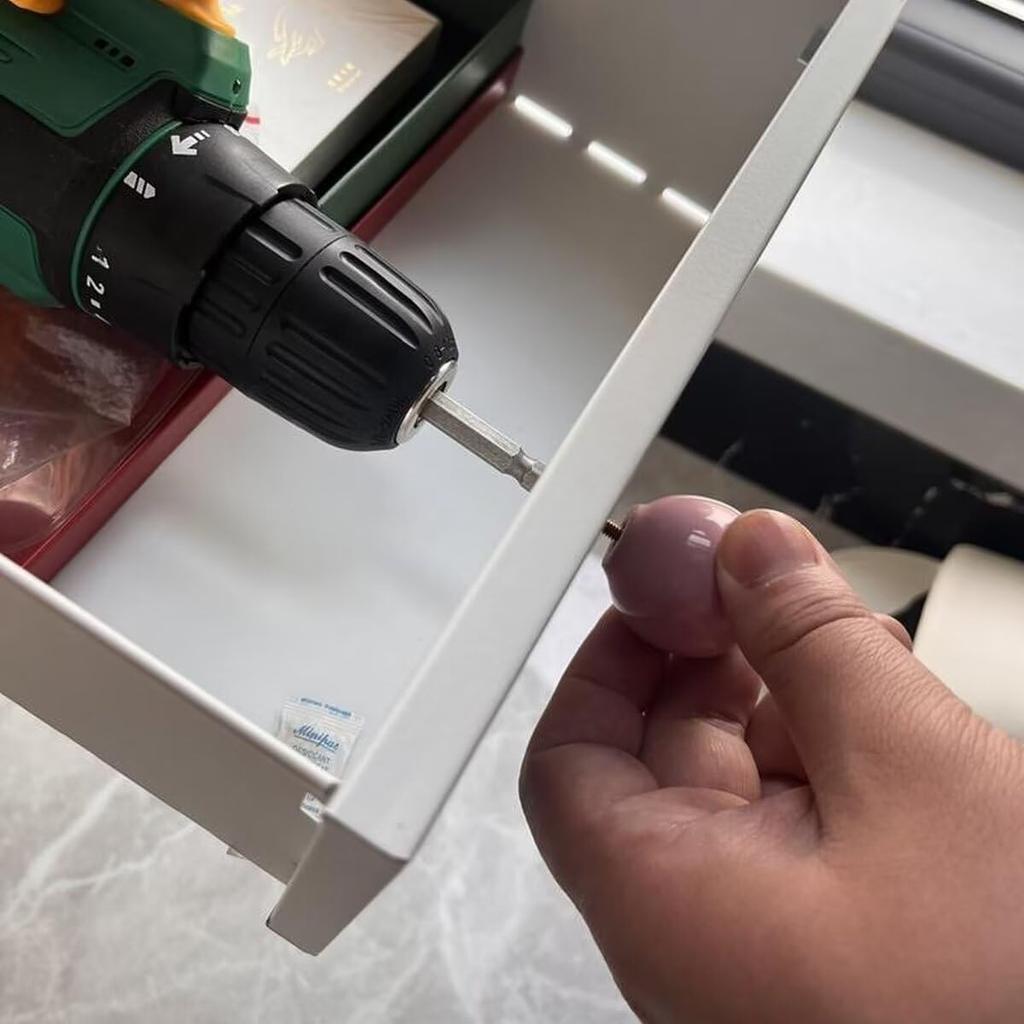 10 Pcs Vintage Colorful Ceramic Door Drawer Handles, 33mm Round Drawer Knobs, Furniture Knobs, Door Knobs, Ball Shape Furniture Handles for