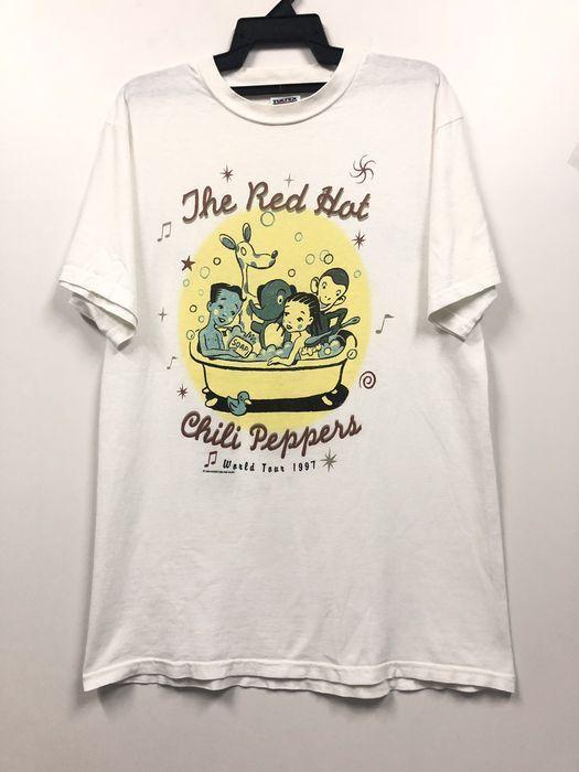 Vintage 1996 Red Hot Chili Peppers One Hot Minute Cotton Unisex Tshirt KH9208