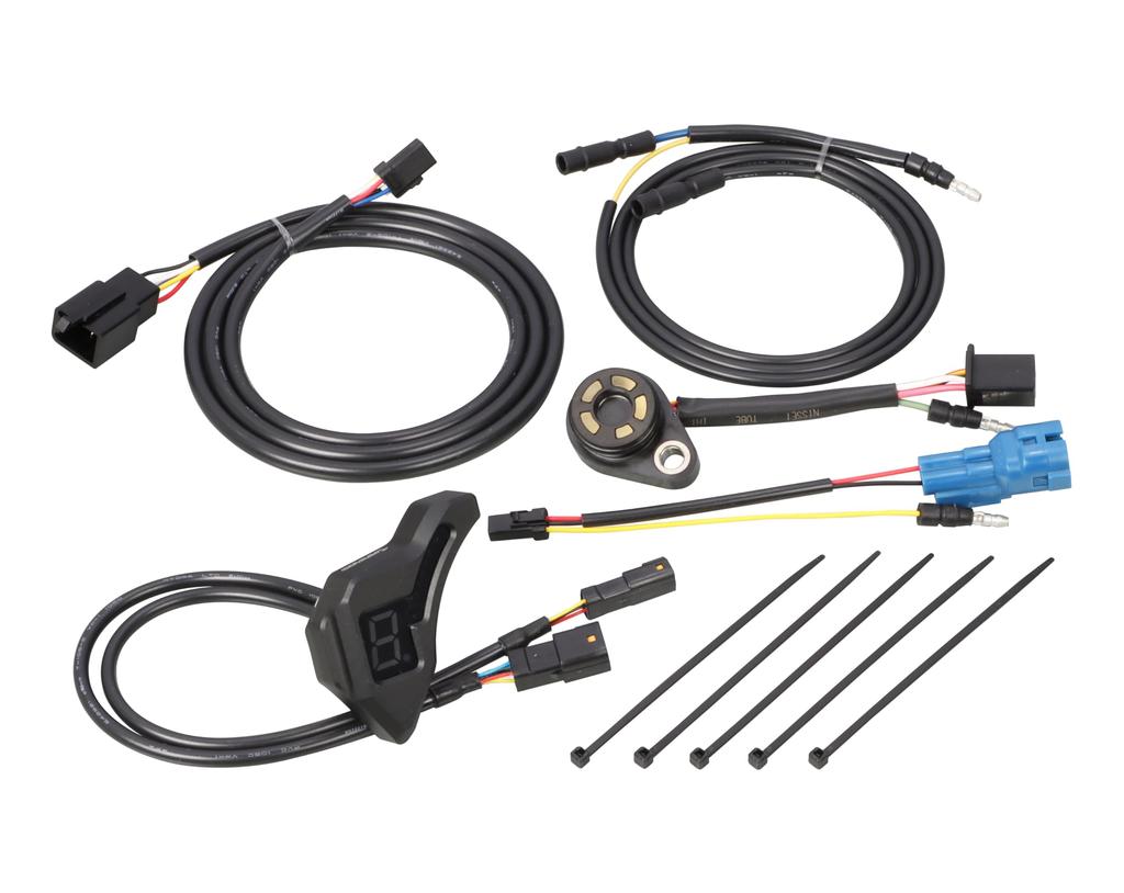 KITACO Gear Position Indicator CT125 Hunter Cub Gear Position Indicator Up Indicator Graph Tachometer Rev Voltage Display Coupler-on (JA55)