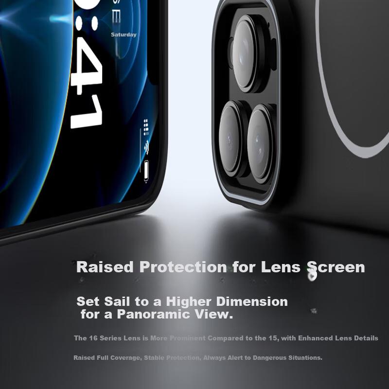 iPhone 12 Pro Max Case, Magsafe Magnetic Charging, Full Coverage Drop Protection, Lightweight Heat Dissipation, Matte Skin Texture, Peak Roc