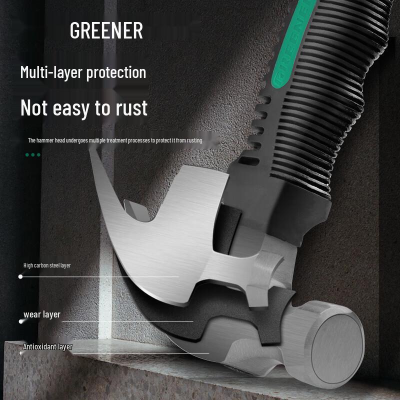 Mini Portable Magnetic High-Carbon Steel Claw Hammer