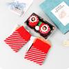 Y2K Salmon Sushi Socks Ins Funny Socks Gift Box Fashion Cotton Socks  For Women Men