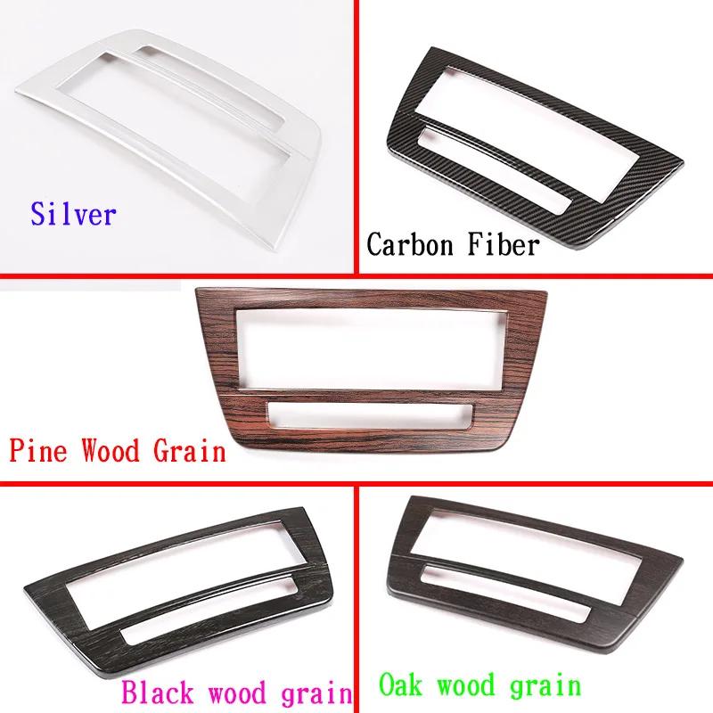 For Mercedes Benz C Class W204 2010-2014 ABS Interior Car Center Console CD Panel Decoration Frame Trim Sticker Accessories