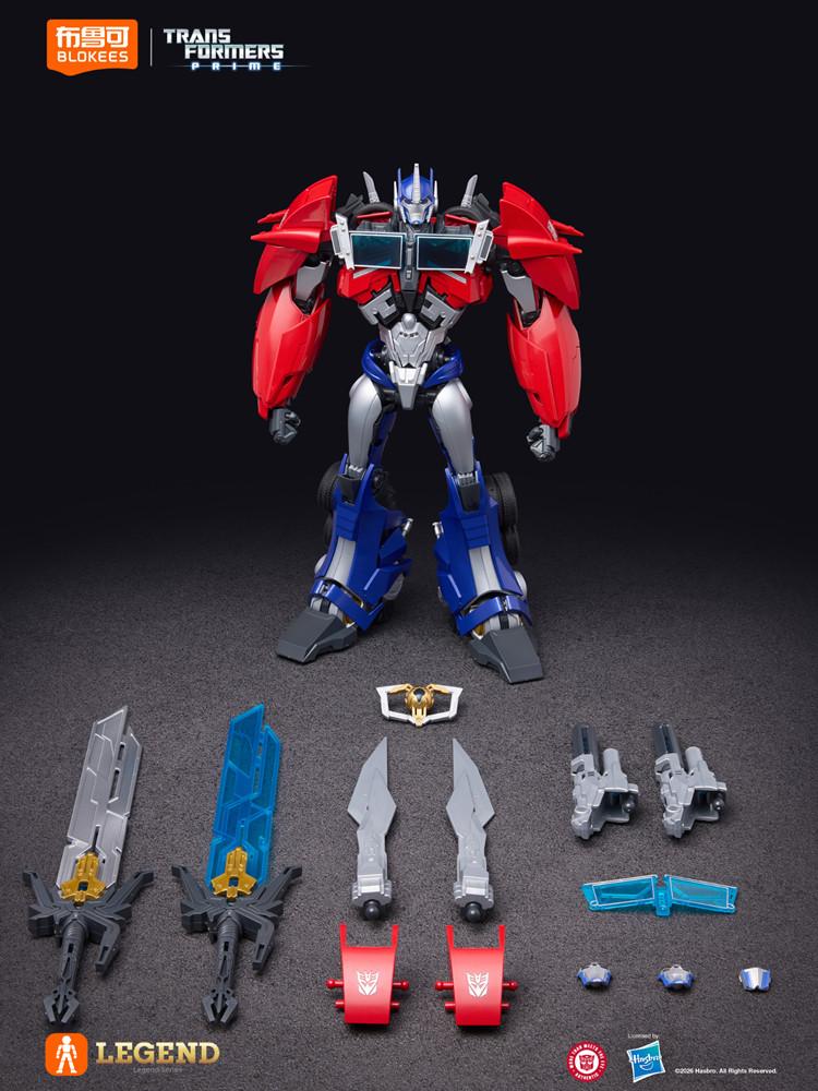 BLOKEES Action Edition 20cm Transformers: Prime Optimus Prime Soundwave Megatron Action Figures Splicing toys