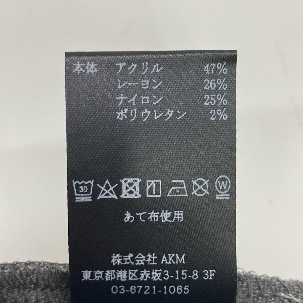 1piu1uguale3 [GOLF][×Del Piero] GDT012 Gray L/S Back Line Polo Shirt tops IV grayUsed