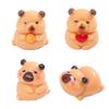 10-30pcs Mini Capybara Figurine DIY Landscape Home Decor Ornament Dollhouse Miniature Fairy Garden Decoration Accessory Modern