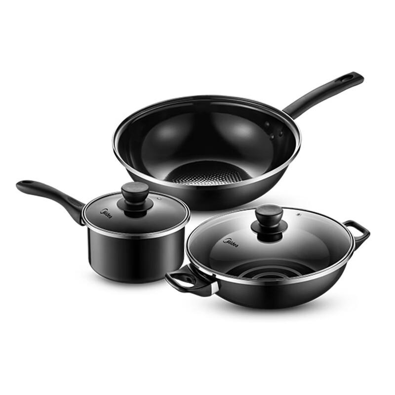 Midea Non-Stick 3-Piece Cookware Set