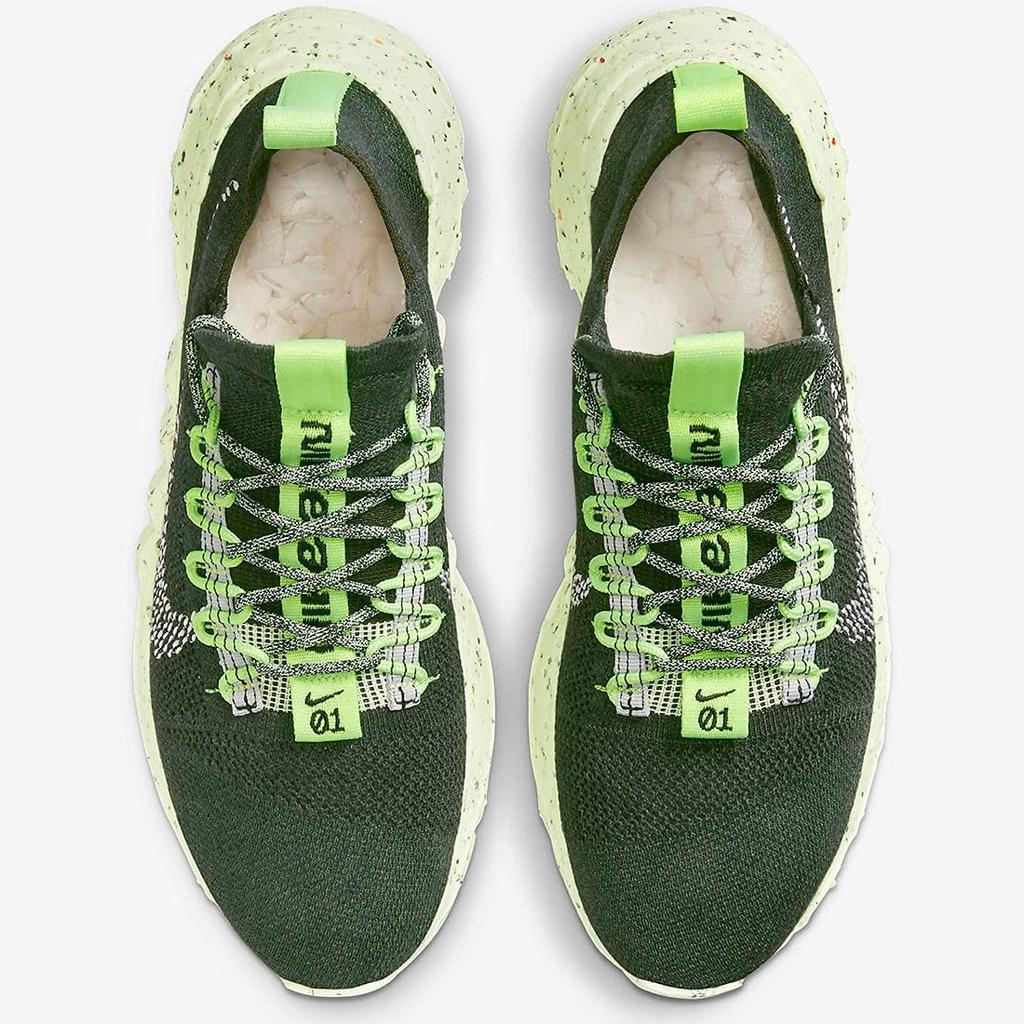 Nike Space Hippie 01 DJ3056 Carbon Green Casual Size Sneakers, 25.5cm