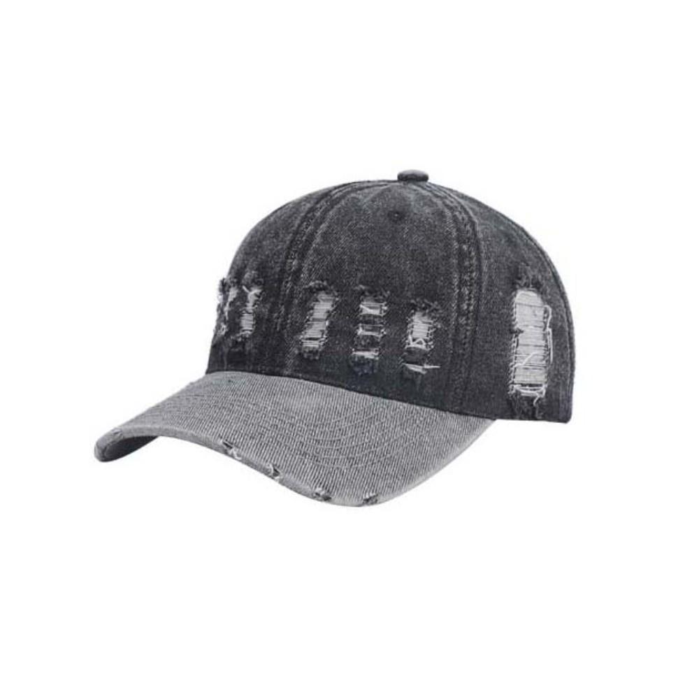 Sunscreen Unisex Retro Peaked Hat Sunshade Distressed Colorful Casquette  All Seasons