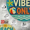 Beach Vibes Only Round Metal Wall Plaque 8 Turquoise Coral Coastal Decor with Starfish Surfboard Summer Home