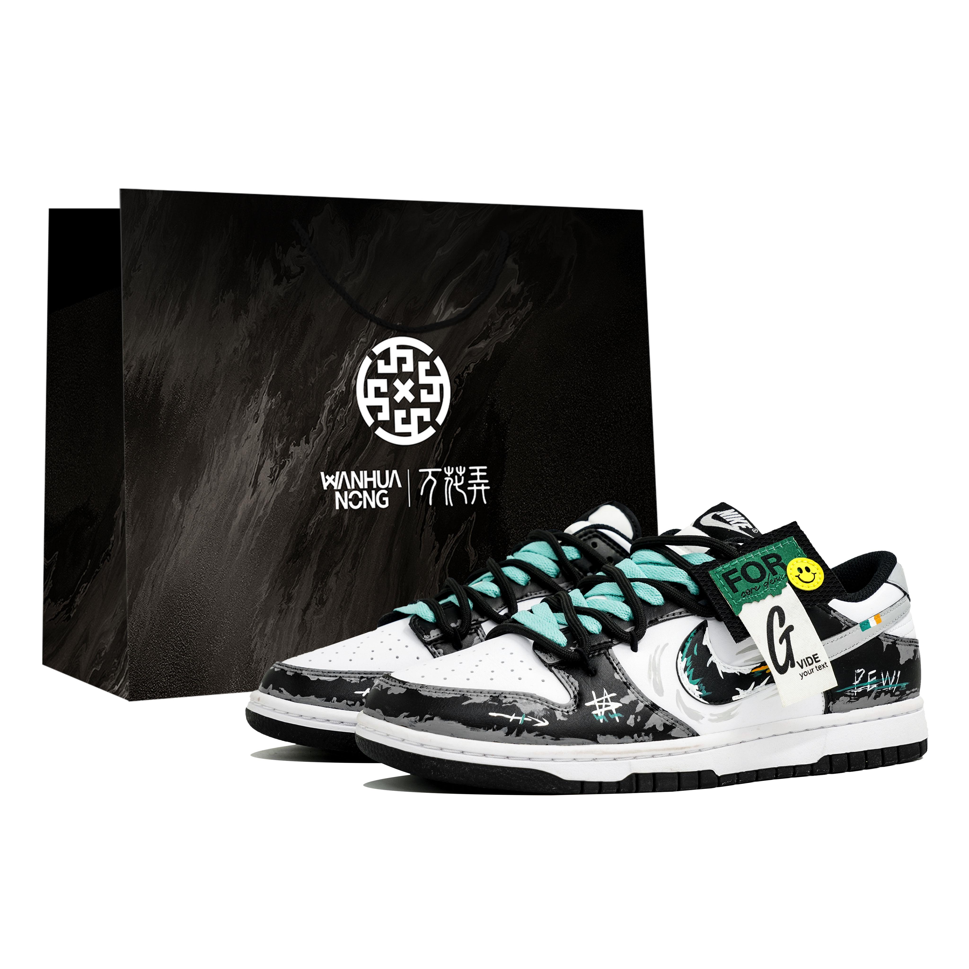 

Nike Dunk Kaleidoscope Dance, Trend Leap, Shopping Bag Abrasion Resistant Abrasion Resistant Low top Skateboard Shoes DD1391-100(Team1024-S-BOX) 44.5