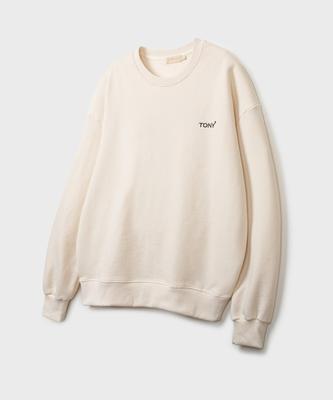 Tonilolenseu Essential Tony Oversized Sweatshirt Ivory