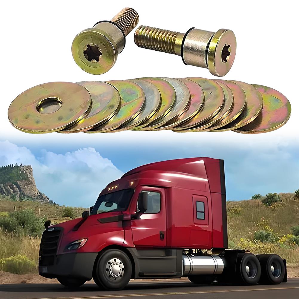 Door Striker Bolt Kit 68172101KO A1837204000 Compatible with Freightliner Century Columbia
