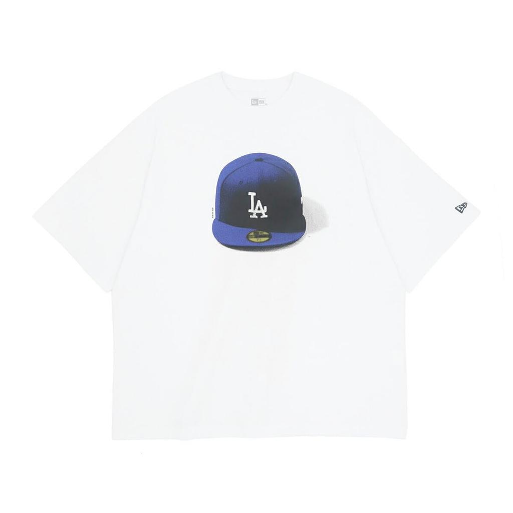 New Era Short Sleeve Oversized Cotton Tee MLB Los Angeles Shohei LA Size MLB CAP PRINT ONSPOTZ and Stylish Travel Season T-Shirt, S/S (14683879,