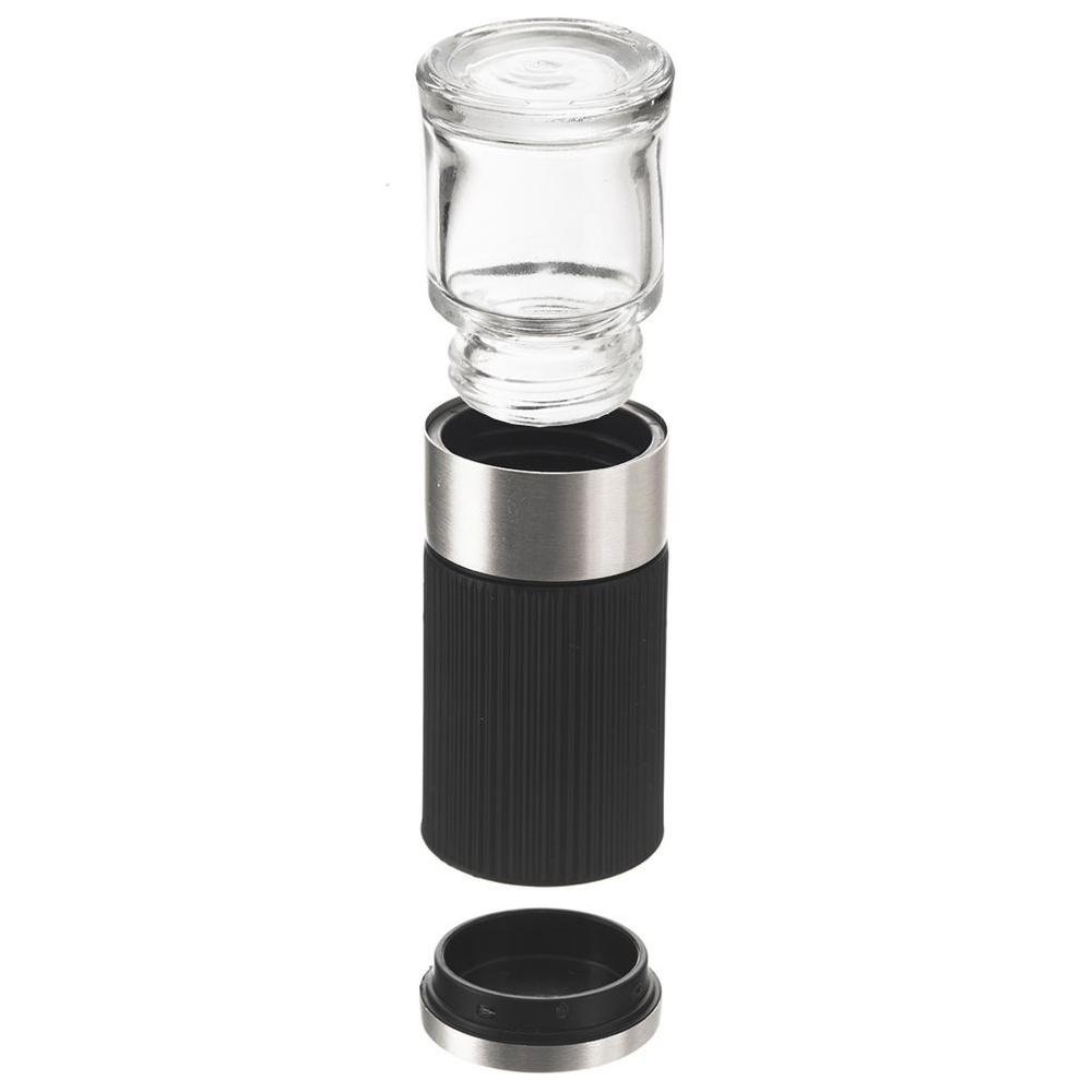 2x Pepper Salt Spice Grinder Set with Stand