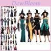 Glamorous Women's Festival Costume Chic Black Tulle Witch Vampire Ghost Dress For Theatrical Performances