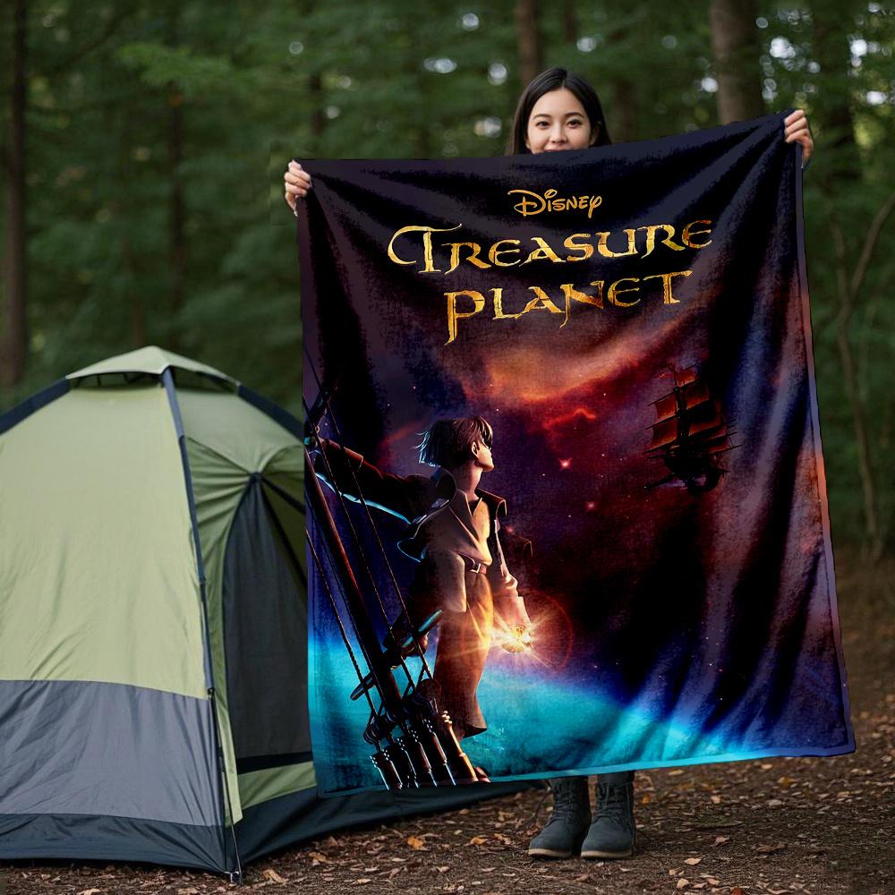 1pc, Disney Treasure Planet Blanket Soft Throw Blanket, Warm Cozy Bedding Decor, Living Room, Travel, Camping 80x120cm