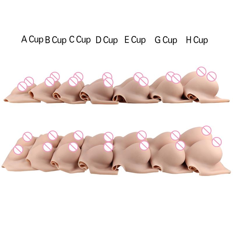Tgirl Realistic Silicone Tits Fake Breast Forms False Boobs H Cup for Crossdresser Shemale Transgenders Transvestite Breastplate
