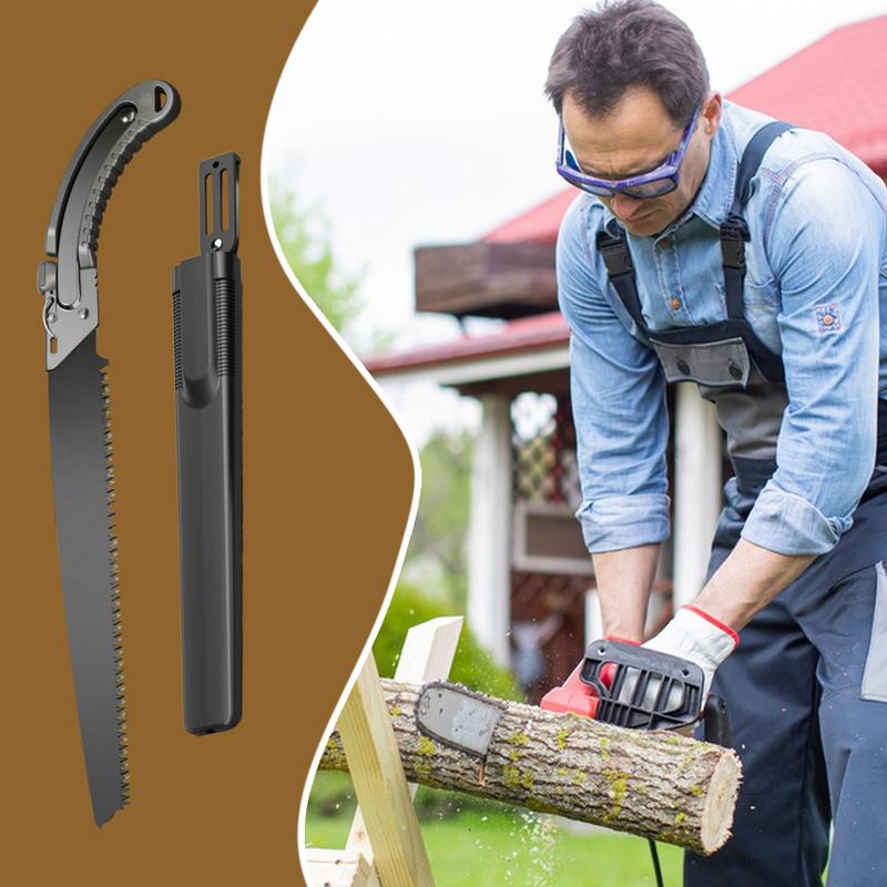 Three-Sided Tooth Tree Pruning Saw Wood Cutting Tool Accurate Woodworking Trim Tool for Garden Pruning Carpentry Household Saw