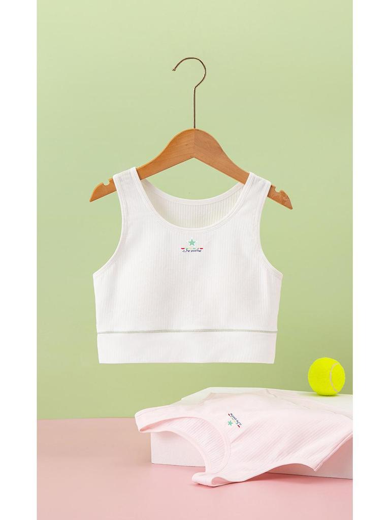 Junior High Girls' Cotton Developmental Bra Vest