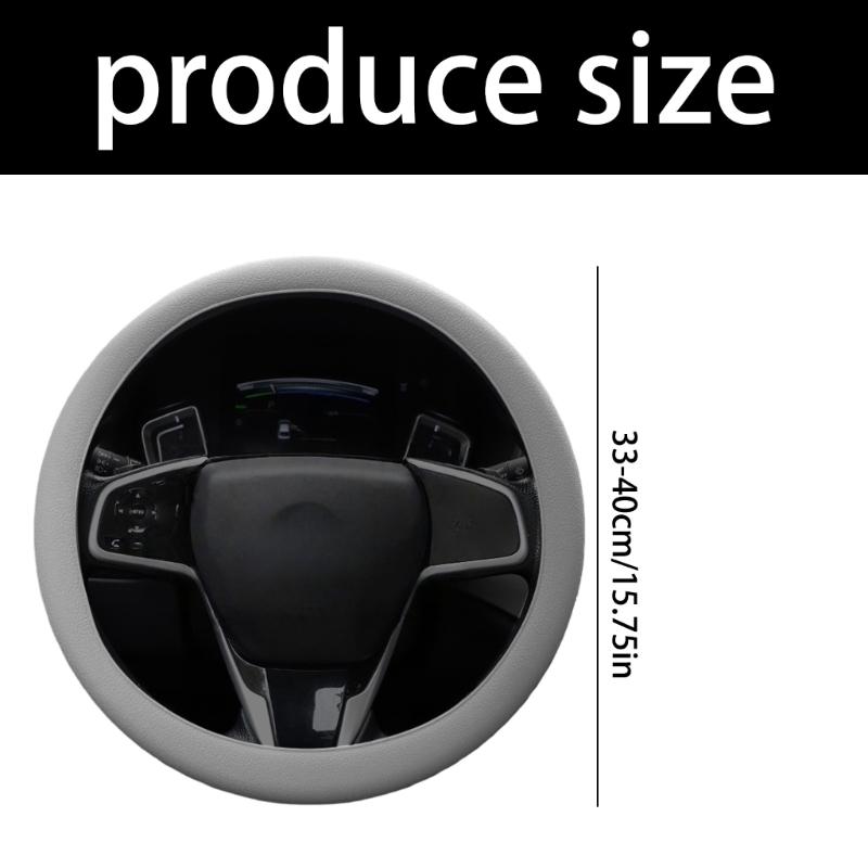 Odorless Silicone Car Steering Wheel Cover Nonslip Textured Surfaces Breathable Design for 32cm To 40cm Wheels