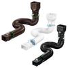 Drain Away Downspout Extender Rain Gutter Downspout Extension Flexible PE Extendable Drain Away Extender for Outdoor Villa Round
