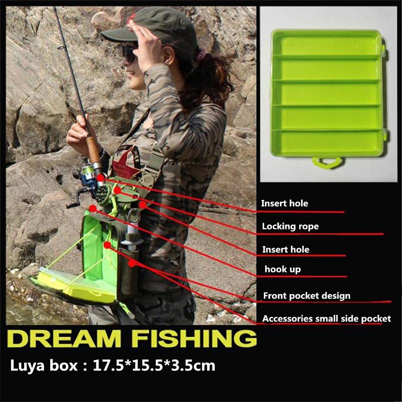 Multifunction Fishing Tackle Storage Bag Case Cover Waist Packs Chest Bag Leg Pack Fishing Rod Bag Pocket