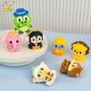 HUIQIBAO Mini Cute Anima Micro Building Blocks 3D Diamond Model LION Bricks DIY City Construction Toys for Children Kids Gift