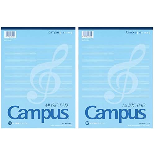 

[Набор из 2] KOKUYO Notes Campus Music Book Report Type A4 5-строчная партитура 12 ярусов 30 листов ON-70N