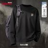 Baleno Men's Oversize Cotton Long-Sleeve Crew Neck T-Shirt