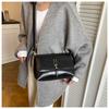 Retro Style Faux Leather Square Shoulder Bag Large Capacity Crossbody Purse for Women KTB