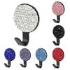 1Pcs Rhinestone Decor Car Seat Back Hook Hanger Universal Bling Diamond Vehicle Auto Headrest Storage Holder Car Accessories
