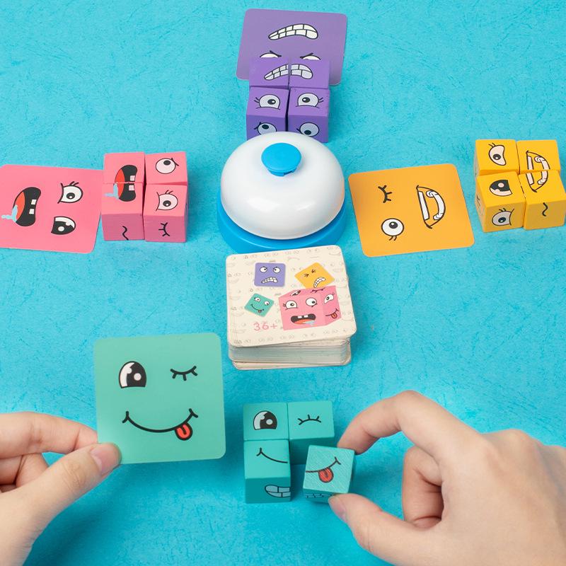 Interactive Children's Expression Magic Cube Challenge