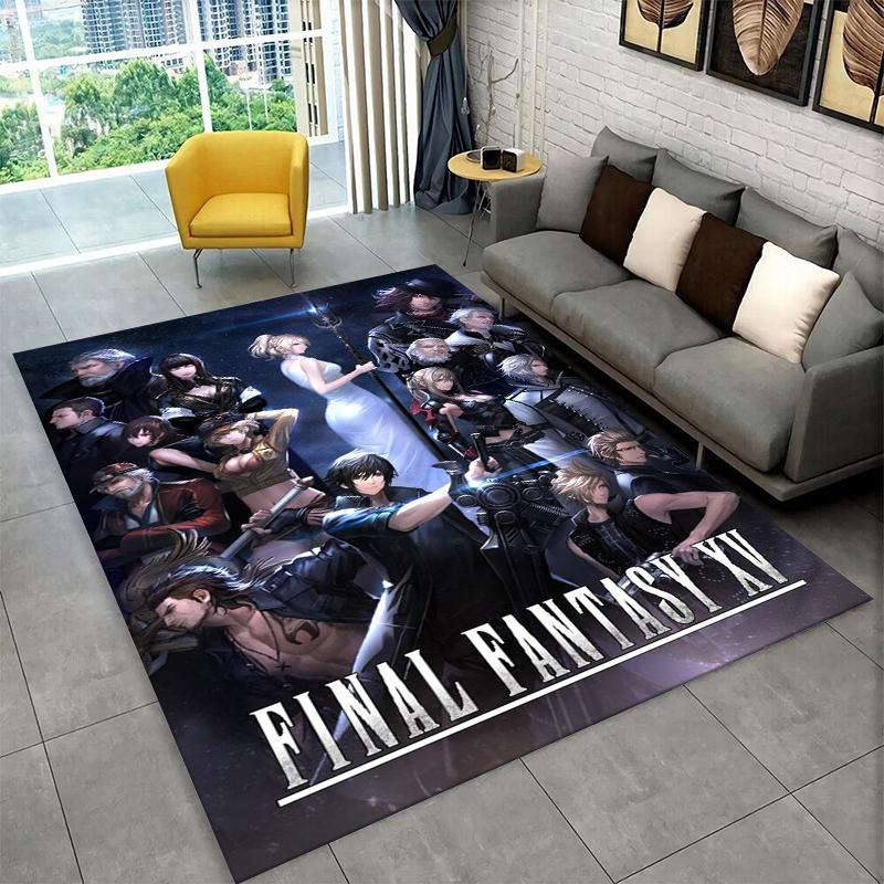 

Облачная Тифа Игры Final Fantasy Сефирот Ковер Коврик для Спальни Гостиной Дивана Игровой Комнаты Прихожей Декор Дома, Ковер Зональный Нескользящий 40x60cm