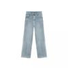 Women's High-Waist Retro Distressed Wide Leg Jeans - Autumn 2024 Collection